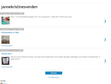 Tablet Screenshot of jannekristinesverden.blogspot.com