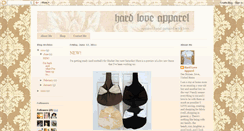 Desktop Screenshot of hardloveapparel.blogspot.com