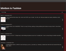 Tablet Screenshot of idiotismisfashion.blogspot.com