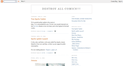 Desktop Screenshot of destroyallcomics.blogspot.com