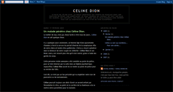 Desktop Screenshot of celine-dion-fr.blogspot.com