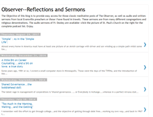 Tablet Screenshot of observerreflection.blogspot.com