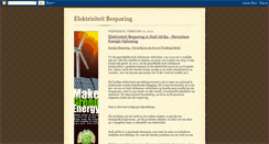 Desktop Screenshot of elektrisiteitbesparing.blogspot.com