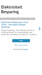 Mobile Screenshot of elektrisiteitbesparing.blogspot.com