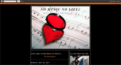 Desktop Screenshot of nomusicnolife-yan.blogspot.com