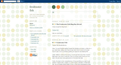 Desktop Screenshot of freshwater----fish.blogspot.com