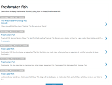 Tablet Screenshot of freshwater----fish.blogspot.com