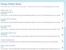 Tablet Screenshot of cheapairfarenews.blogspot.com