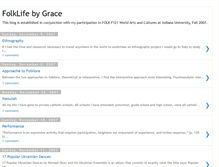 Tablet Screenshot of folklifebygrace.blogspot.com