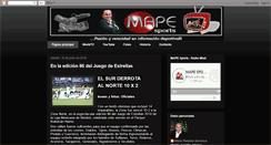 Desktop Screenshot of mapesports.blogspot.com