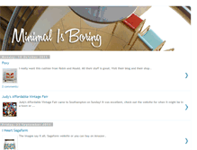 Tablet Screenshot of minimalisboring.blogspot.com