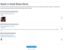 Tablet Screenshot of deathinsmalldosestruestory.blogspot.com