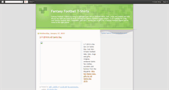 Desktop Screenshot of fantasyfootballtees.blogspot.com