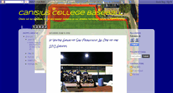 Desktop Screenshot of canisiuscollegebaseball.blogspot.com