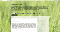 Desktop Screenshot of ecostripdown.blogspot.com