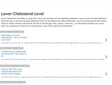 Tablet Screenshot of lower-cholesterol-level.blogspot.com