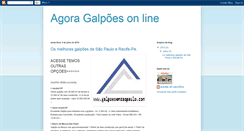 Desktop Screenshot of galpoesonline.blogspot.com