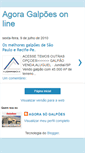 Mobile Screenshot of galpoesonline.blogspot.com