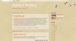 Desktop Screenshot of battur.blogspot.com