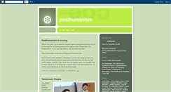 Desktop Screenshot of posthumanisms.blogspot.com