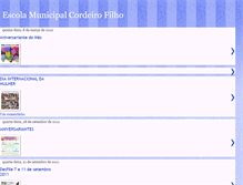 Tablet Screenshot of escolamunicipalcordeirofilho.blogspot.com