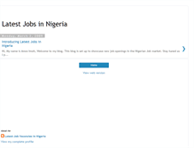 Tablet Screenshot of latestjobsnigeria.blogspot.com