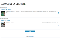 Tablet Screenshot of lonadelaclairiere.blogspot.com