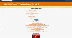 Desktop Screenshot of blogdoantoniogonalves.blogspot.com
