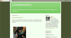 Desktop Screenshot of lovesmukiwa.blogspot.com