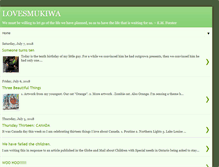 Tablet Screenshot of lovesmukiwa.blogspot.com