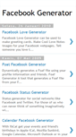 Mobile Screenshot of facebook-generator.blogspot.com