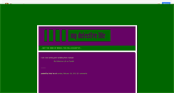 Desktop Screenshot of mysecretanddefectivelife.blogspot.com