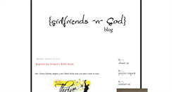 Desktop Screenshot of girlfriends-n-god.blogspot.com