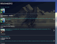 Tablet Screenshot of kiliclimb2012.blogspot.com