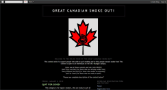 Desktop Screenshot of greatcanadiansmokeout.blogspot.com