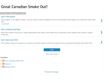 Tablet Screenshot of greatcanadiansmokeout.blogspot.com