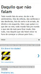 Mobile Screenshot of daquiloquenaofalam.blogspot.com