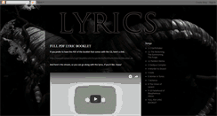 Desktop Screenshot of lyricswithering.blogspot.com