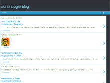 Tablet Screenshot of adrianaugier.blogspot.com