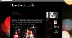 Desktop Screenshot of lunaticentrails.blogspot.com