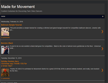 Tablet Screenshot of made4movement.blogspot.com