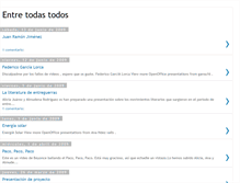 Tablet Screenshot of entretodastodos.blogspot.com