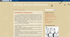 Desktop Screenshot of blogdeinterpretes.blogspot.com