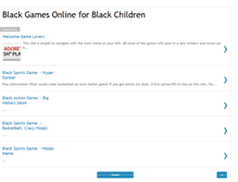 Tablet Screenshot of blackgamesonlineforchildren.blogspot.com