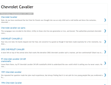 Tablet Screenshot of n4-chevroletcavalier.blogspot.com