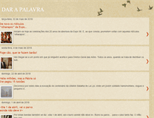 Tablet Screenshot of darapalavra.blogspot.com