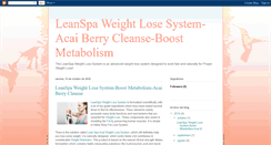 Desktop Screenshot of leanspa-supplement.blogspot.com