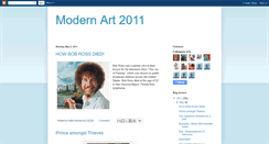 Desktop Screenshot of modernart2011.blogspot.com
