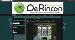 Desktop Screenshot of derinconpublicidad.blogspot.com