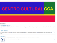 Tablet Screenshot of centroculturalcca.blogspot.com